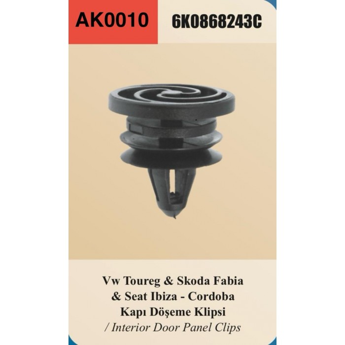 W SKODA IBIZA KAPI DÖŞEME KLİPSİ
