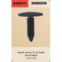 AUDI SEAT VOLKSW SKODA TAVAN KLİPSİ