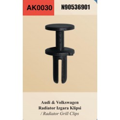 AUDİ SKODA VOLKSW RADY IZGARA KLİPSİ