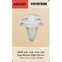 BMW KAPI DÖŞEME KLİPSİ BEYAZ