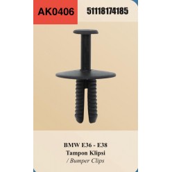 BMW E-36-E-38 TAMPON KLİPSİ