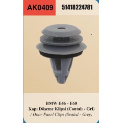 BMW KAPI DÖŞEME KLİPSİ GRİ