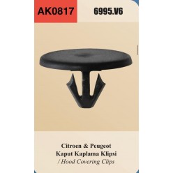 Citroen Peugeot kaput kaplama klipsi