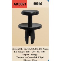 CİTR BERL PEJO DÖŞEME KLİPSİ (GRİ)