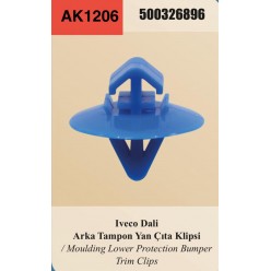 IVECO DAILY TAMPON YAN ÇITA KLİPSİ