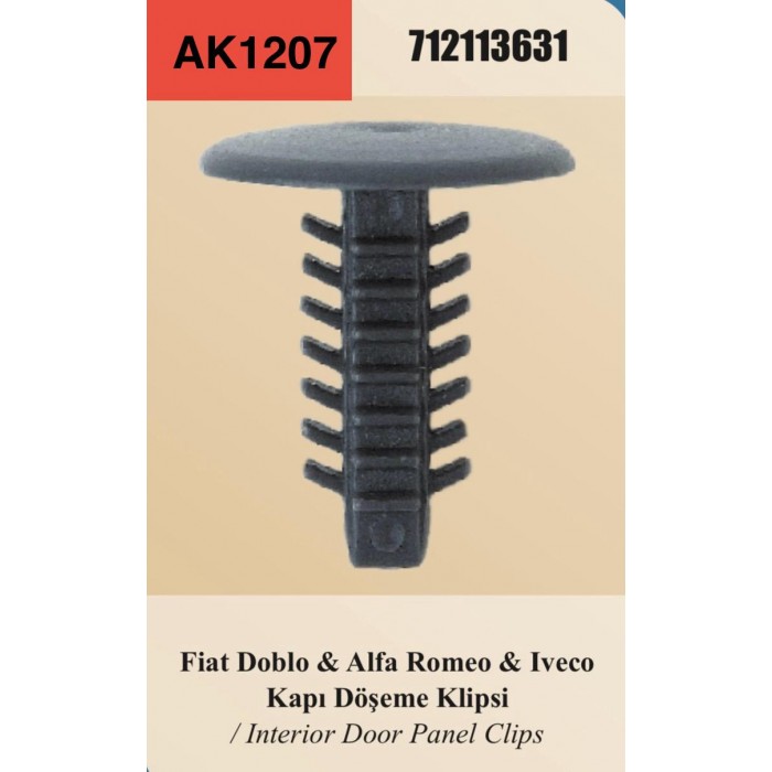 DOBLO YM IVECO KAPI DÖŞEME KLİPSİ