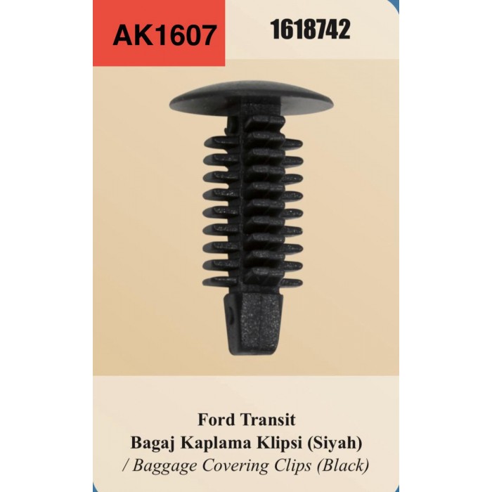 TRANSIT BAGAJ KAPLAMA KLİPSİ (SİYAH)