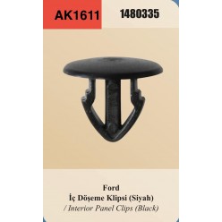 FORD İÇ DÖŞEME KLİPSİ (SİYAH)