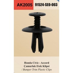 HONDA CIVIC ÇAMURLUK ETEK KLİPSİ
