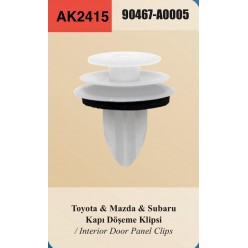 TOYOTA MAZDA KAPI DÖŞEME KLİPSİ