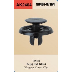 TOYOTA BAGAJ HALI KLİPSİ