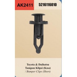 TOYOTA TAMPON KLİPSİ (KISA)