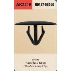 Toyota kaput izole klipsi