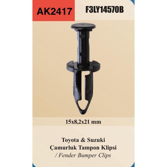 TOYOTA ÇAMURLUK TAMPON KLİPSİ