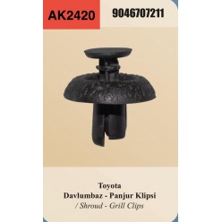 TAMPON VE RADYATÖR IZGARA KLİPSİ