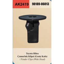 TOYOTA HİLUX ÇAMURLUK KLİPSİ