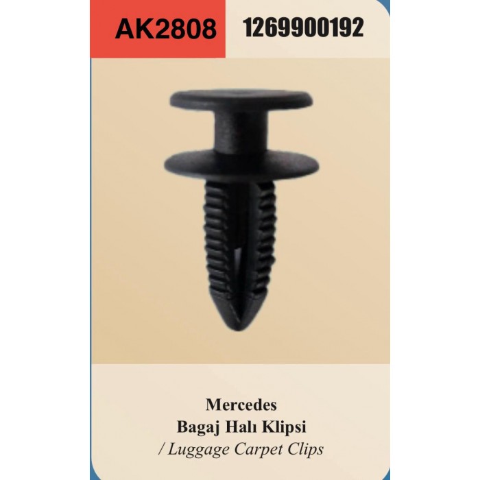 MERCEDES W126 BAGAJ HALI KLİPSİ