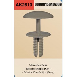 DÖŞEME KLİPSİ MERCEDES BENZ GRİ