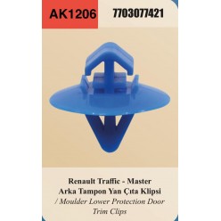 IVECO DAILY TAMPON YAN ÇITA KLİPSİ