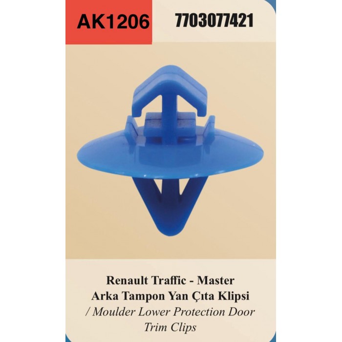 IVECO DAILY TAMPON YAN ÇITA KLİPSİ