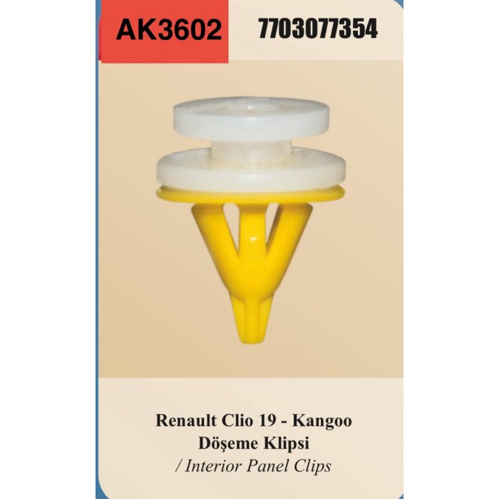 CLİO-19-KANGOO DÖŞEME KLİPSİ