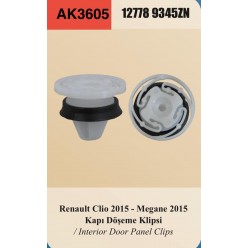 MEGANE CLİO KAPI DÖŞEME KLİPSİ