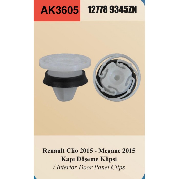 MEGANE CLİO KAPI DÖŞEME KLİPSİ
