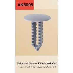 ÜNİVERSAL DÖŞEME KLİPSİ (GRİ)