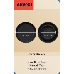 TAPA (NO: 8-1 … 8-4) 25,7×18,6 mm