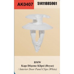 BMW KAPI DÖŞEME KLİPSİ BEYAZ